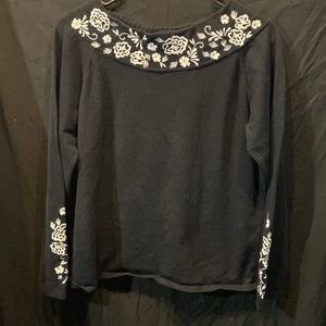 Christopher & Banks Long sleeve Sweater Tee